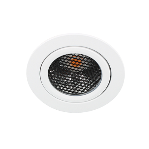 LED spot kantelbaar 5Watt rond WIT IP65 dimbaar D5-1