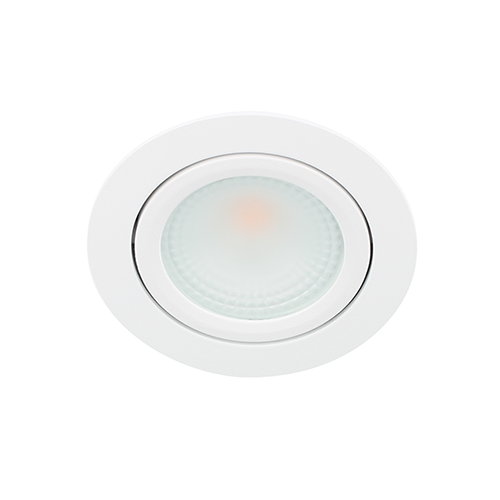 LED spot kantelbaar 5Watt rond WIT dimbaar D2-1