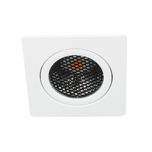 LED spot kantelbaar 5Watt vierkant WIT IP65 dimbaar D5-1