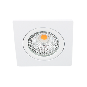 LED spot kantelbaar 5Watt vierkant WIT dimbaar D-1