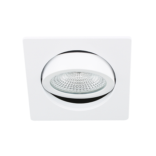 LED spot kantelbaar 5Watt vierkant WIT dimbaar D-3