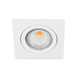 LED spot kantelbaar 5Watt vierkant WIT dimbaar D1-1