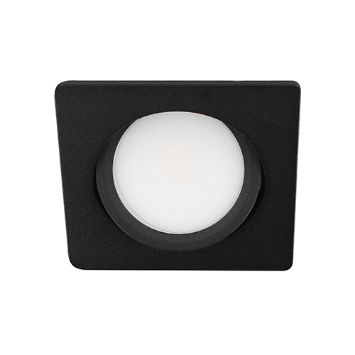 LED spot kantelbaar 5Watt vierkant ZWART dimbaar D3-2