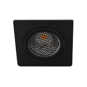 LED spot kantelbaar 5Watt vierkant ZWART dimbaar D5-1