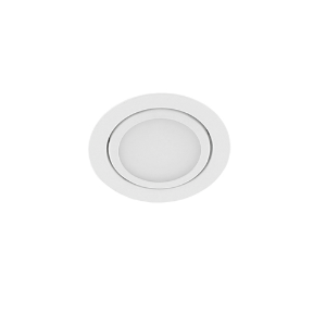 LED meubelspot 3Watt rond WIT dimbaar