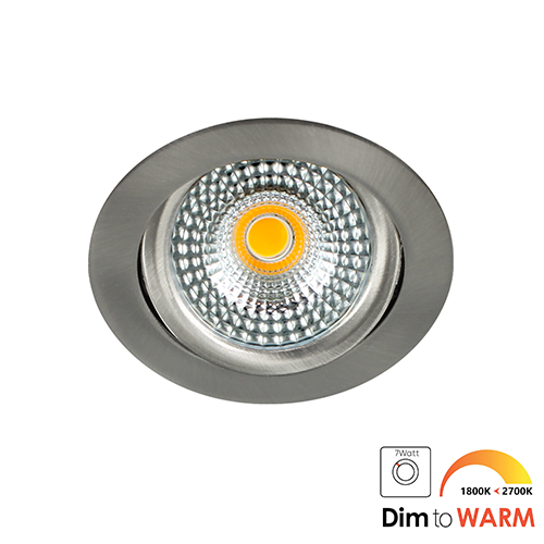 LED spot kantelbaar 5Watt rond NIKKEL IP65 dimbaar DTW – interne driver02