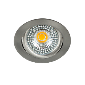 LED spot kantelbaar 5Watt rond NIKKEL IP65 dimbaar – zonder driver-2