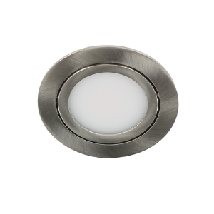 LED spot kantelbaar 5Watt rond NIKKEL dimbaar D3-1