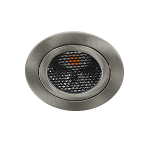 LED spot kantelbaar 5Watt rond NIKKEL dimbaar D5-1