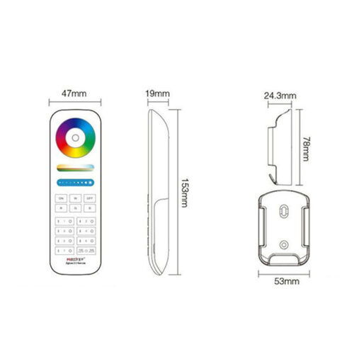 Zigbee afstandsbediening - White & Color - Zigbee 3