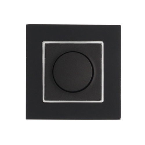 Dimmer drukknop Nero Deluxe zwart