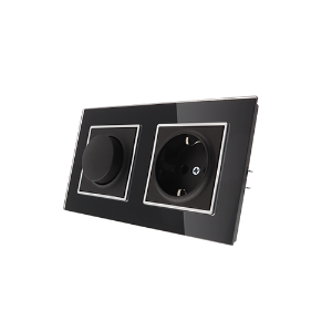 Nero Deluxe LED dimmer en stopcontact combinatie compleet