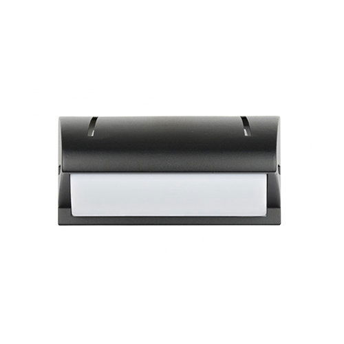 Wandlamp LED 12Watt ZWART 220Volt IP65 45G - 2