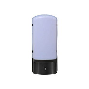 Wandlamp ZWART 220Volt IP44 dag/nacht sensor