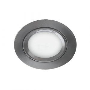 LED spot Mondo kantelbaar 8Watt rond NIKKEL IP65 dimbaar - 1