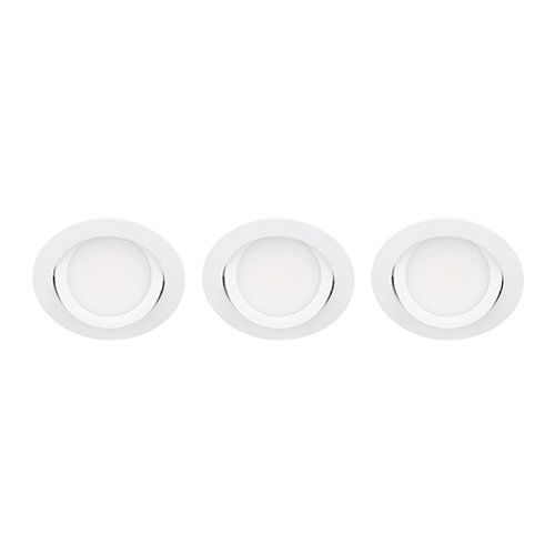 LED spot kantelbaar 5Watt rond WIT IP65 dimbaar D3 SET3 - 2