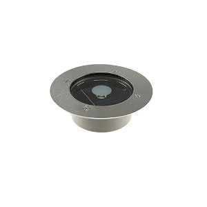 Solar LED grondspot 2x0.6Watt RVS rond IP44