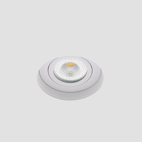 Bella Ondiepe LED trimless spot kantelbaar 5Watt rond WIT IP65 dimbaar – interne driver