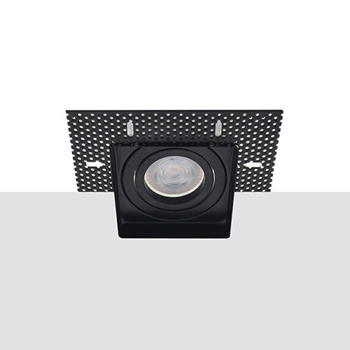 Philips LED trimless spot GU10 4.9Watt vierkant ZWART dimbaar