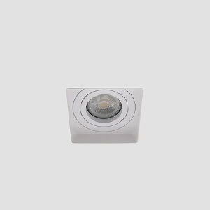 LED trimless spot GU10 COB 7Watt vierkant WIT dimbaar