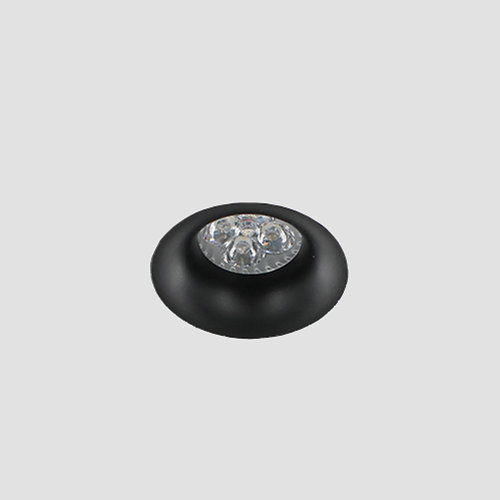 LED trimless spot GU10 4Watt rond ZWART dimbaar