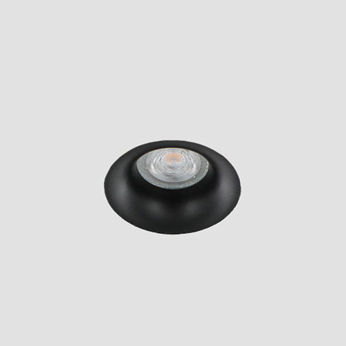 Philips LED trimless spot GU10 4.9Watt rond ZWART dimbaar