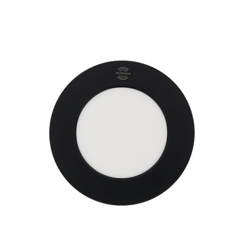 LED inbouwspot met ingebouwde bewegingssensor ZWART 3Watt rond microwave sensor