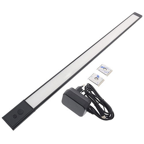 Geronimo LED bar 60cm 8W Switch Tone zwart dimbaar