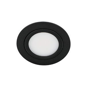 Bella LED spot kantelbaar 5Watt rond ZWART dimbaar - interne driver