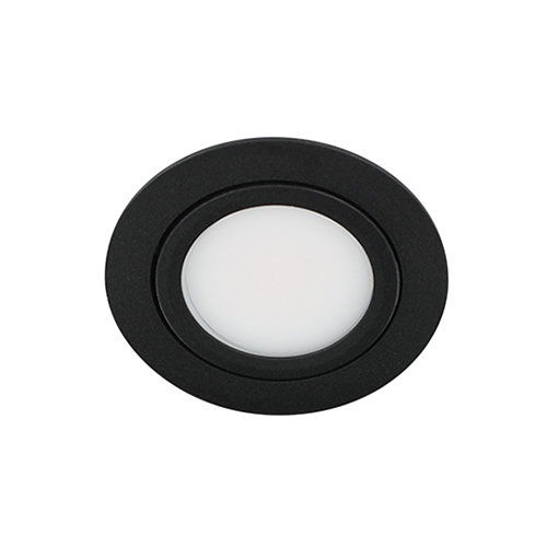 Bella LED spot kantelbaar 5Watt rond ZWART dimbaar - interne driver