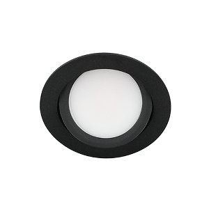 Bella LED spot kantelbaar 5Watt rond ZWART dimbaar - interne driver