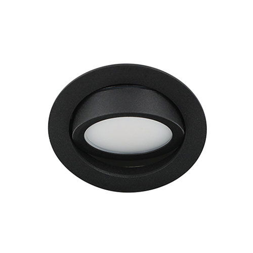 Bella LED spot kantelbaar 5Watt rond ZWART dimbaar - interne driver