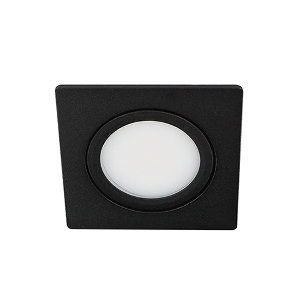 Bella LED spot kantelbaar 5Watt vierkant ZWART dimbaar - interne driver