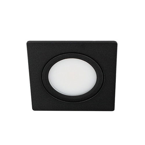 Bella LED spot kantelbaar 5Watt vierkant ZWART dimbaar - interne driver