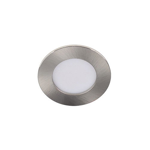 Mondo ondiepe mini inbouwspot White & Color rond Nikkel 3Watt IP65 Zigbee 3