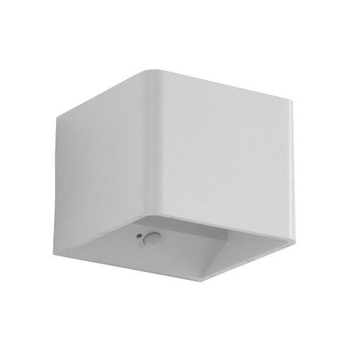 Qube oplaadbaar wandlamp LED 5Watt WIT PIR sensor