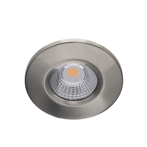 Boga LED spot 5Watt rond NIKKEL dimbaar - interne driver