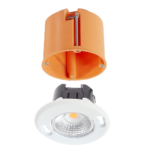 Boga LED spot 5Watt rond NIKKEL dimbaar - interne driver - voor inbouwdoos