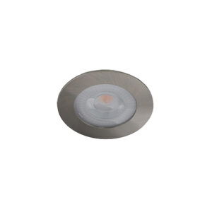 Donna LED meubelspot 3Watt rond NIKKEL - Extreem laag 15mm