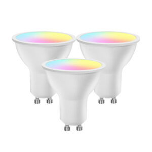 Set 3x GU10 Smart LED lamp 5Watt RGBW ZIGBEE