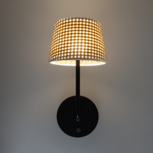 Bedlamp Wandlamp Leeslamp Oplaadbaar CCT LED 3Watt ZWART - Rotan wit