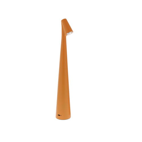 Nordic Design LED Tafellamp Oplaadbaar oranje - USB-C - 34cm Dimbaar