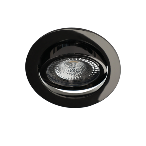 Bella Ondiepe LED spot kantelbaar 5Watt rond GUNMETAL IP65 dimbaar - interne driver